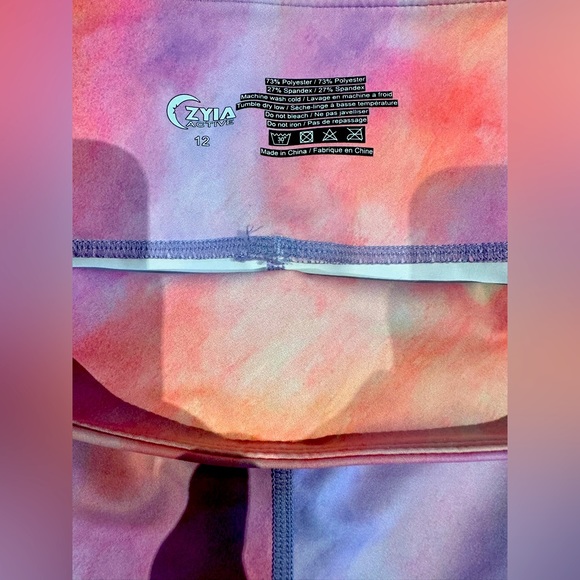 Zyia Sorbet Light n Tight full length leggings size 12 - Picture 3 of 4